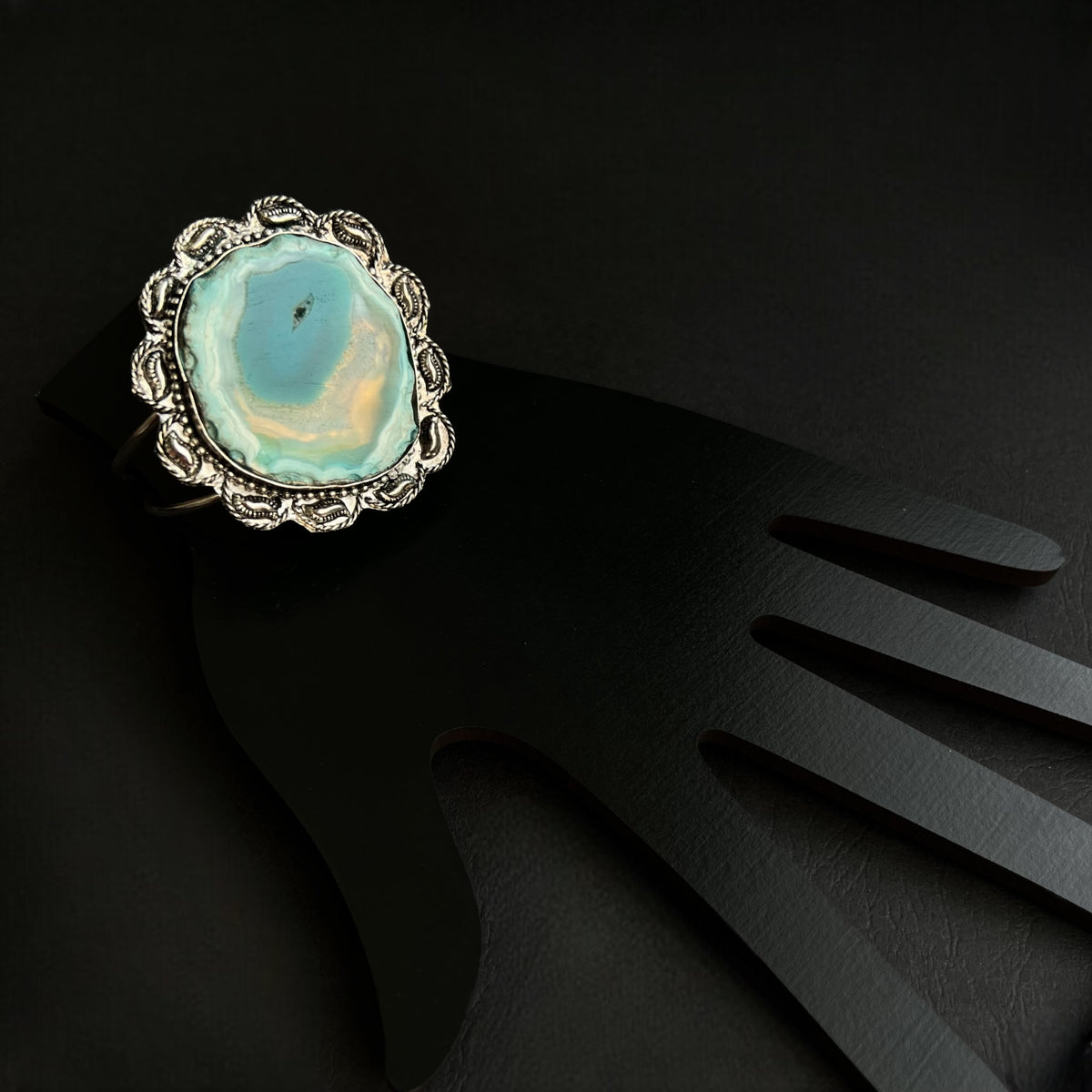 BANITA SEMI HANDMADE OXIDIZED HAND CUFFS/BRACELET/BANGLES/KADAS BR91