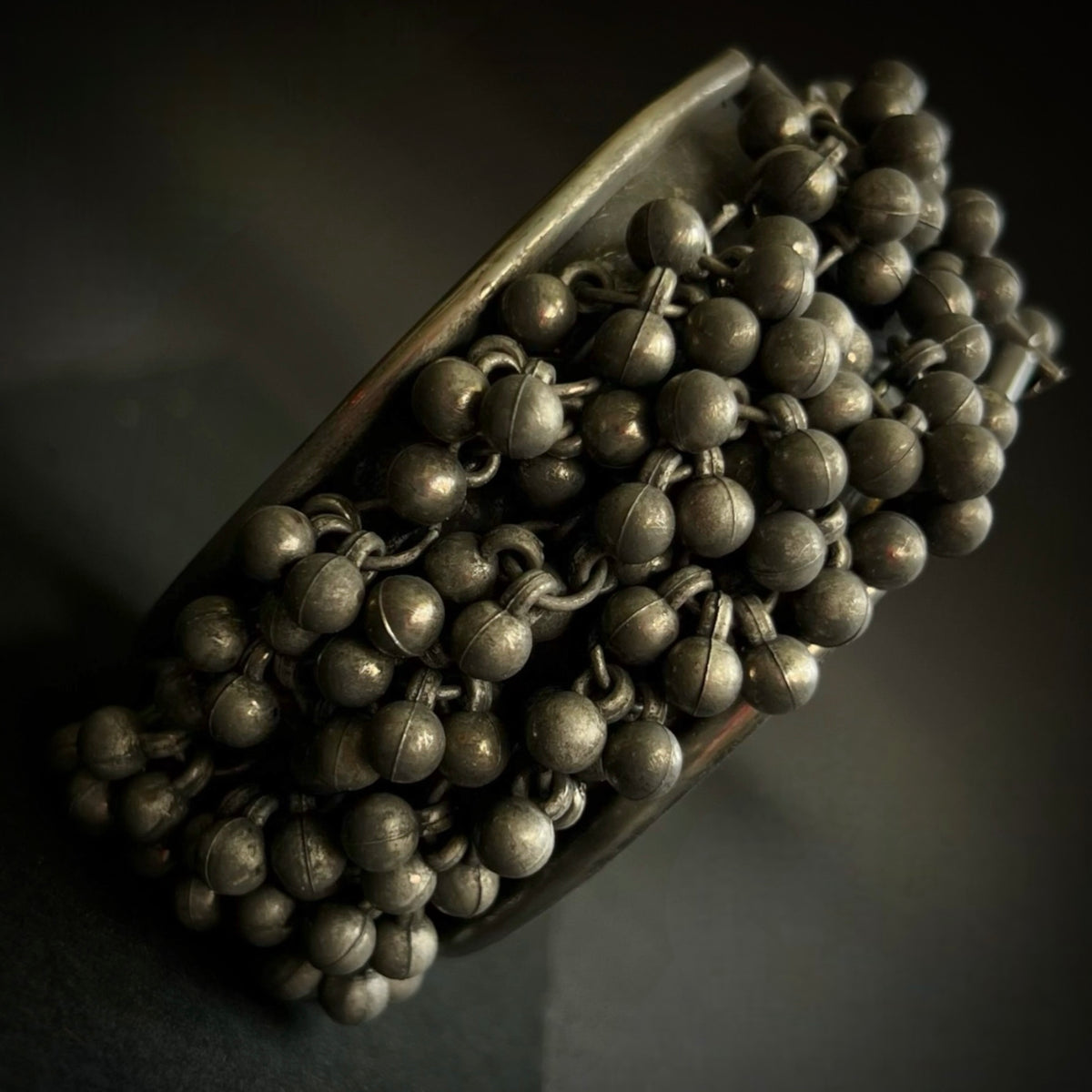 SATARA BLACK POLISH HAND CUFFS/BRACELET/BANGLES/KADAS 
 BR48