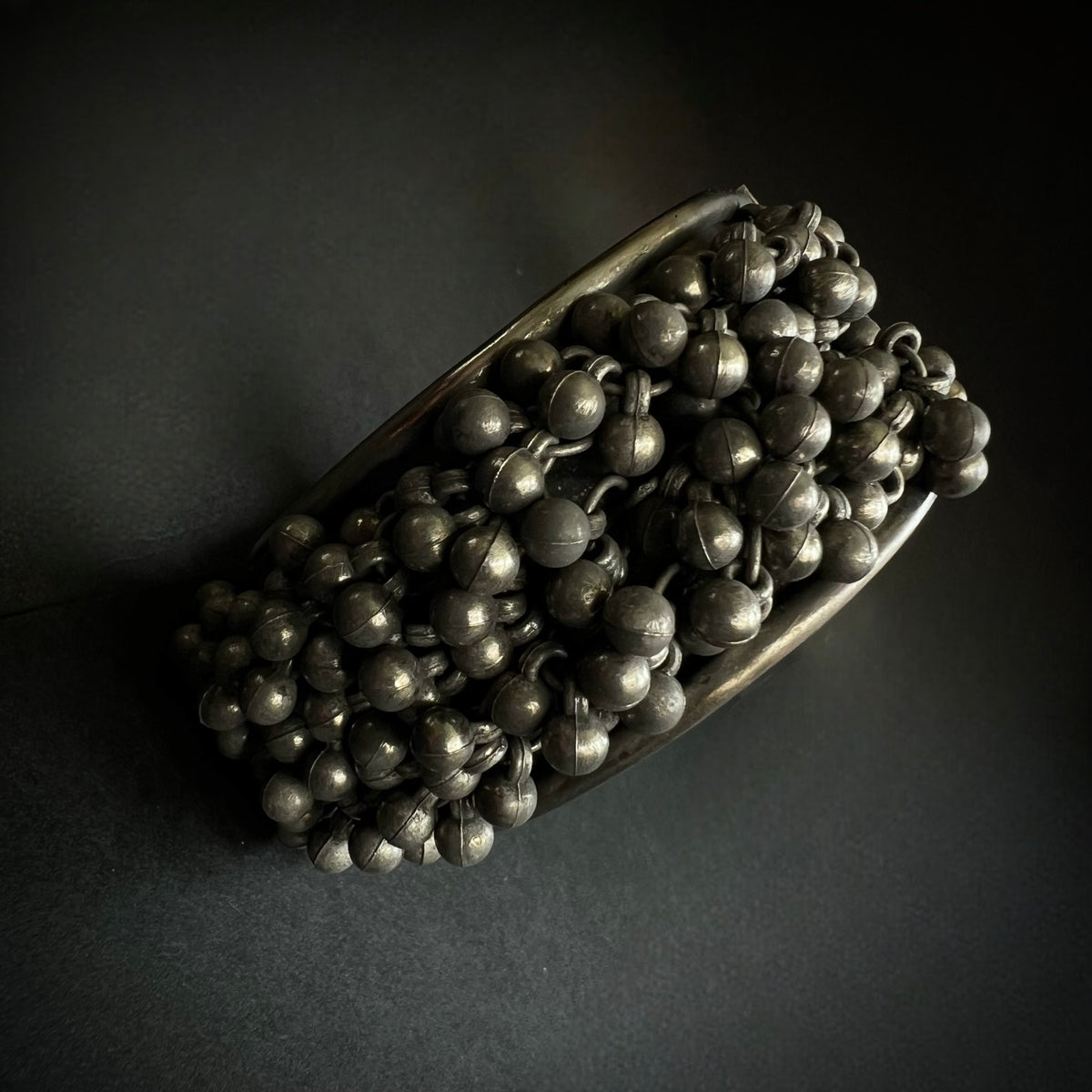 SATARA BLACK POLISH HAND CUFFS/BRACELET/BANGLES/KADAS 
 BR48