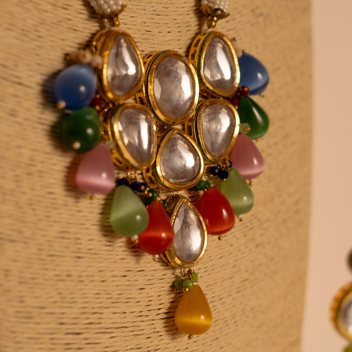 MAYILA MONALISA BEADS AND KUNDAN HANDMADE MALA ML25