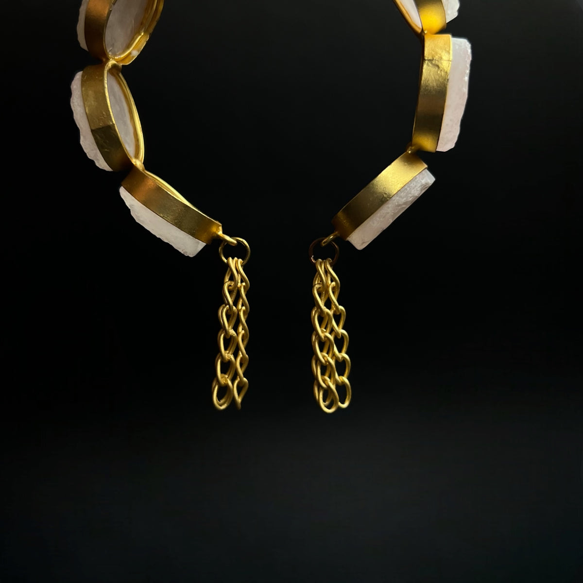 NATURAL STONE RAW AND RUSTIC GALAXY BRACELET BR20