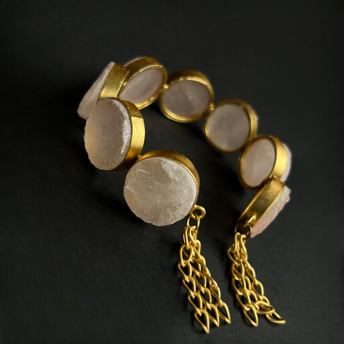 NATURAL STONE RAW AND RUSTIC GALAXY BRACELET BR20