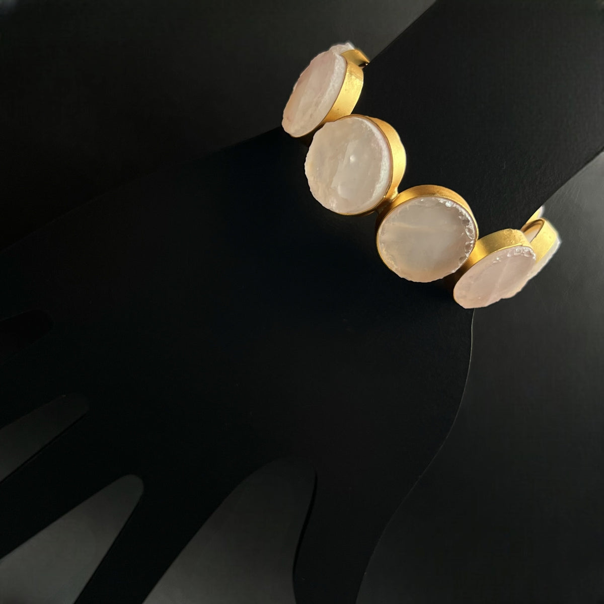 NATURAL STONE RAW AND RUSTIC GALAXY BRACELET BR20