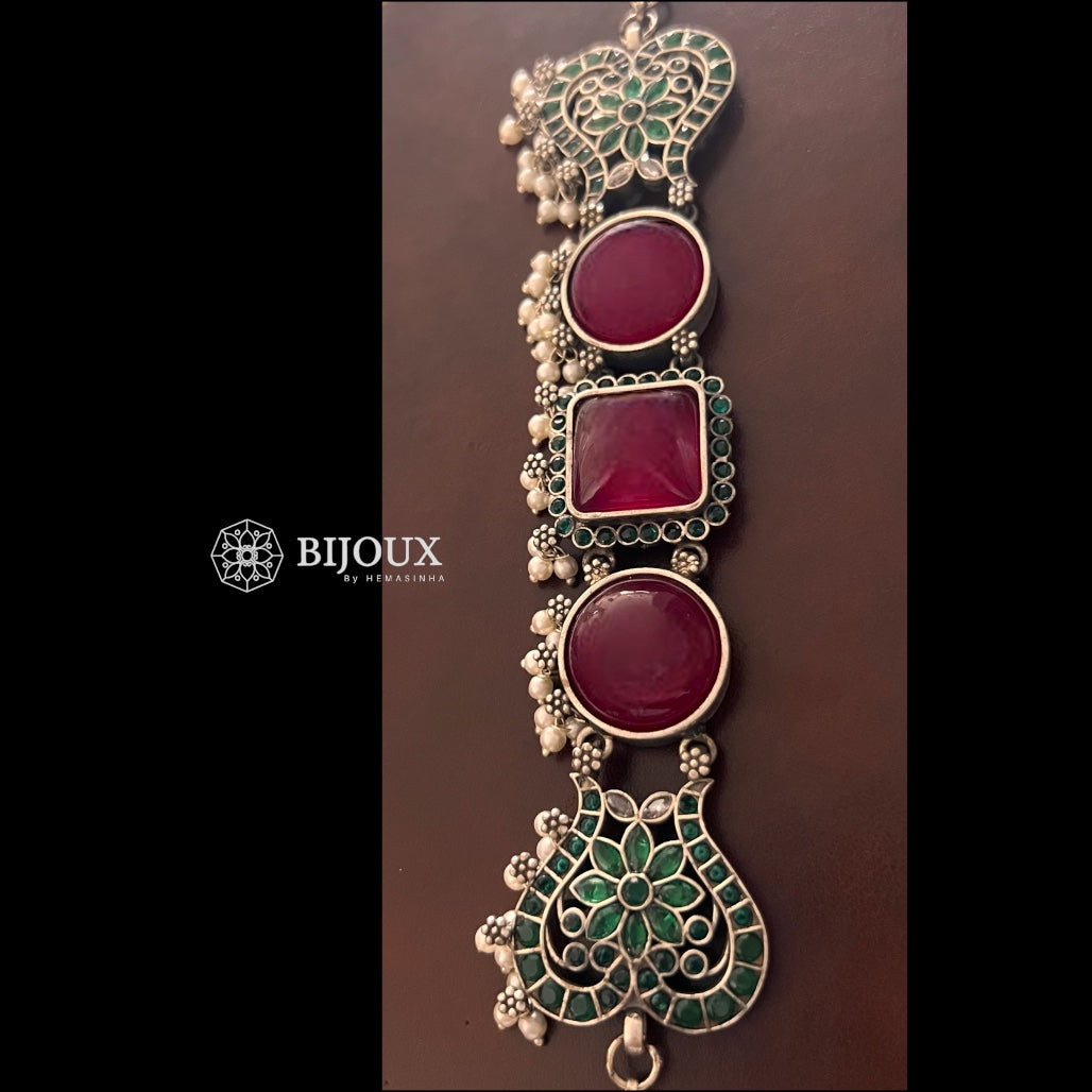 STELLA BIJOUX PREMIUM AND EXCLUSIVE SEMI HANDMADE CHOKER WITH EARRINGS CH125