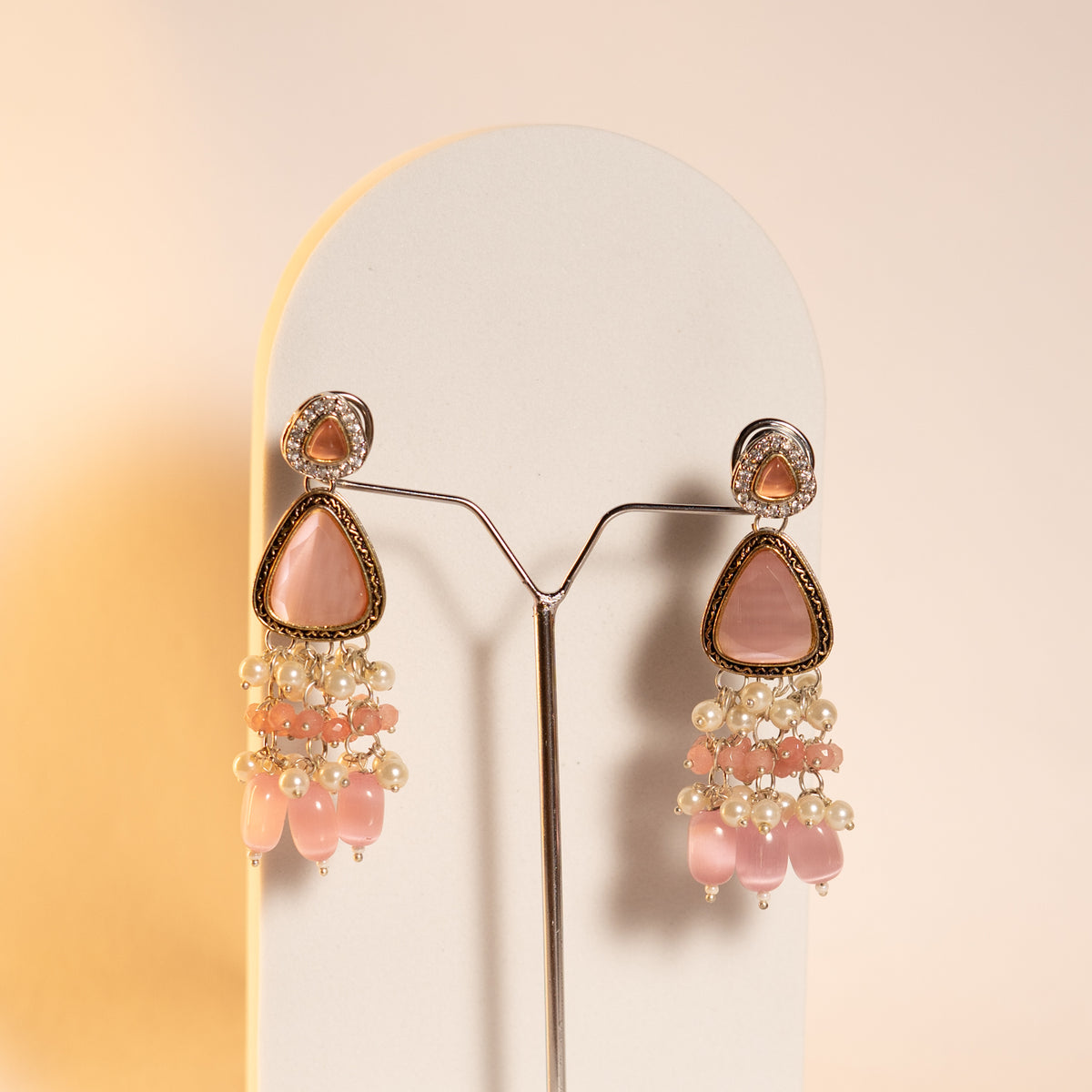 VARKALA ONEX BEADS AND MONALISA STONES AND BEADS WITH PEARL ML07