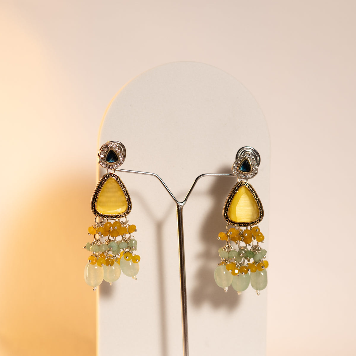 VARKALA ONEX BEADS AND MONALISA STONES AND BEADS WITH PEARL ML07