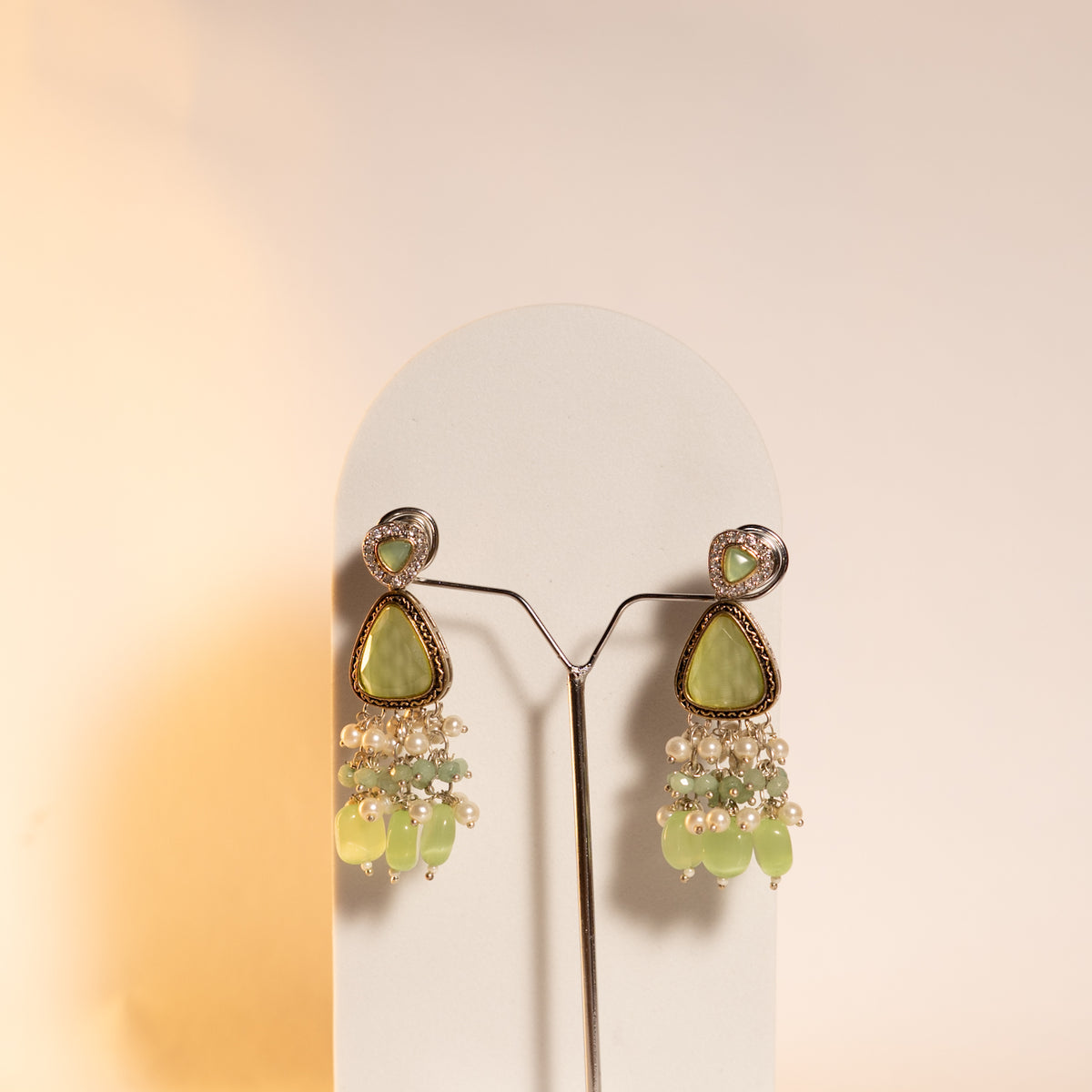 VARKALA ONEX BEADS AND MONALISA STONES AND BEADS WITH PEARL ML07