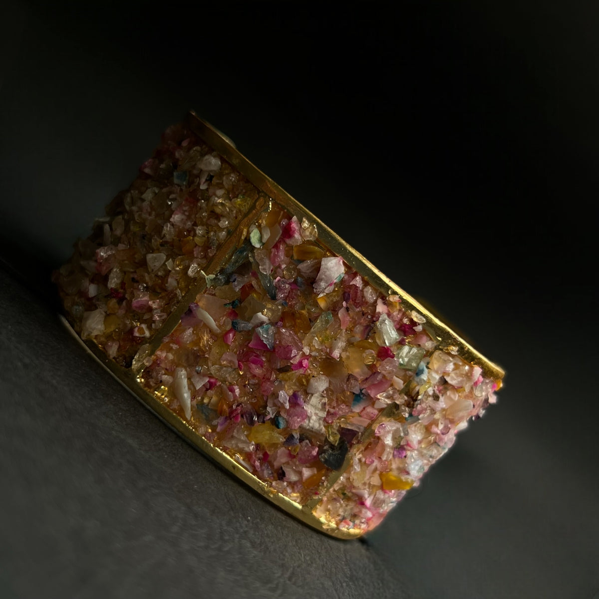 CRYSTAL CASCADE STONE CHIP BRACELETS BR23