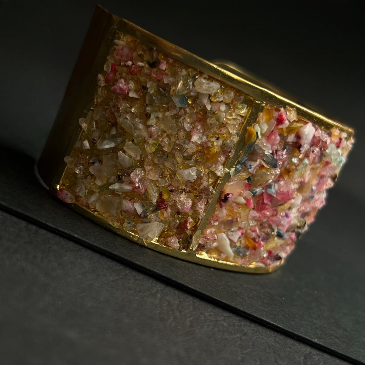 CRYSTAL CASCADE STONE CHIP BRACELETS BR23