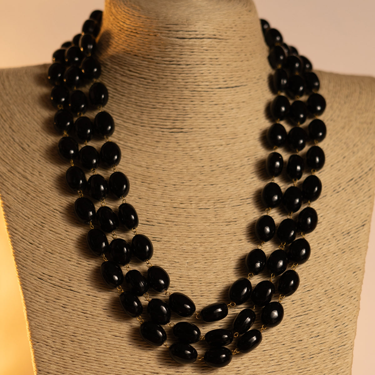 FAIRY 3-LAYERED HANDMADE STATEMENT MALA ML01