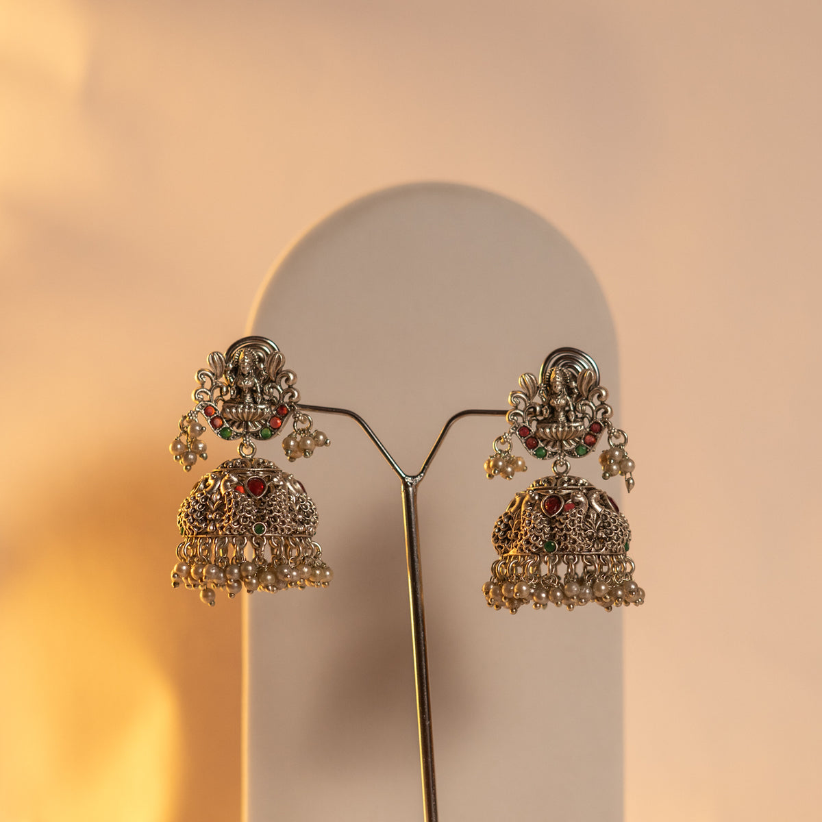 CHANCHALA BIJOUX EXCLUSIVE SILVER FINISH OXIDIZED MALA ML68