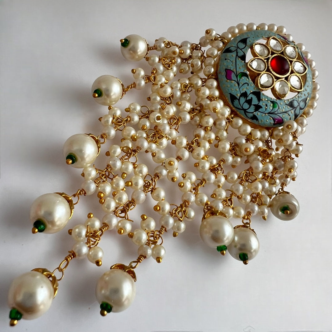 THARANI MEENAKARI HANDMADE EARRING ER84