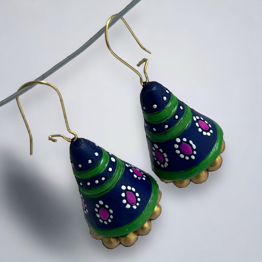 JOWITA TERRACOTTA HANDMADE JHUMKAS TR54