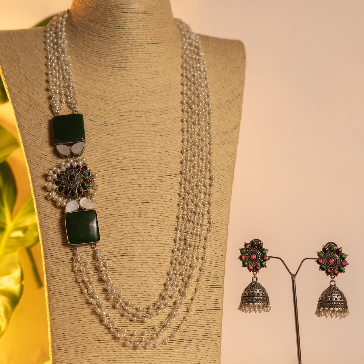 SIRIN HANDMADE MONOLISA STONE  STATEMENT MALA ML46