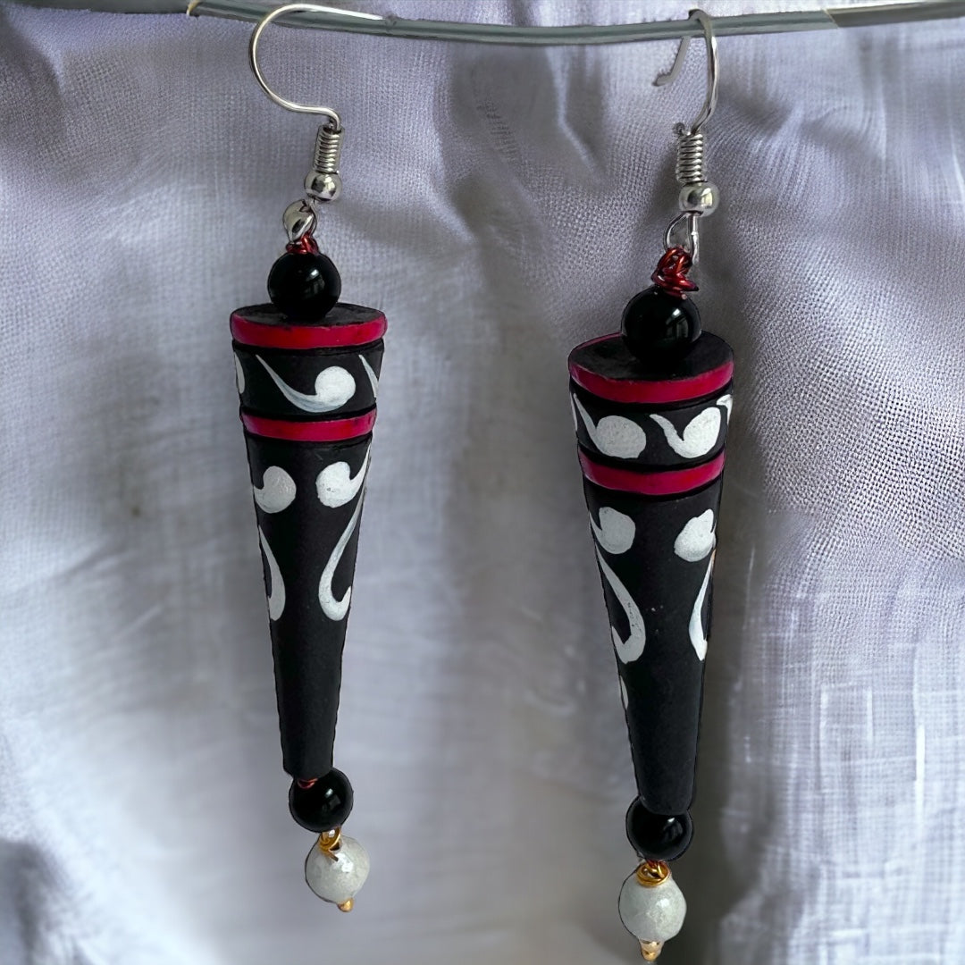 CORNY CARNY TERRACOTTA HANDMADE DANGLERS TR64