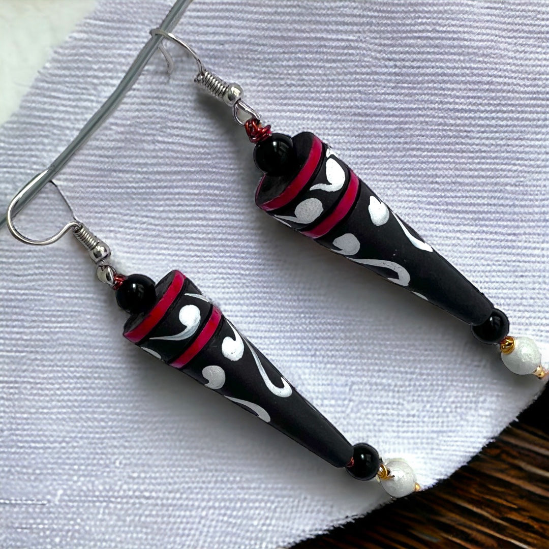 CORNY CARNY TERRACOTTA HANDMADE DANGLERS TR64