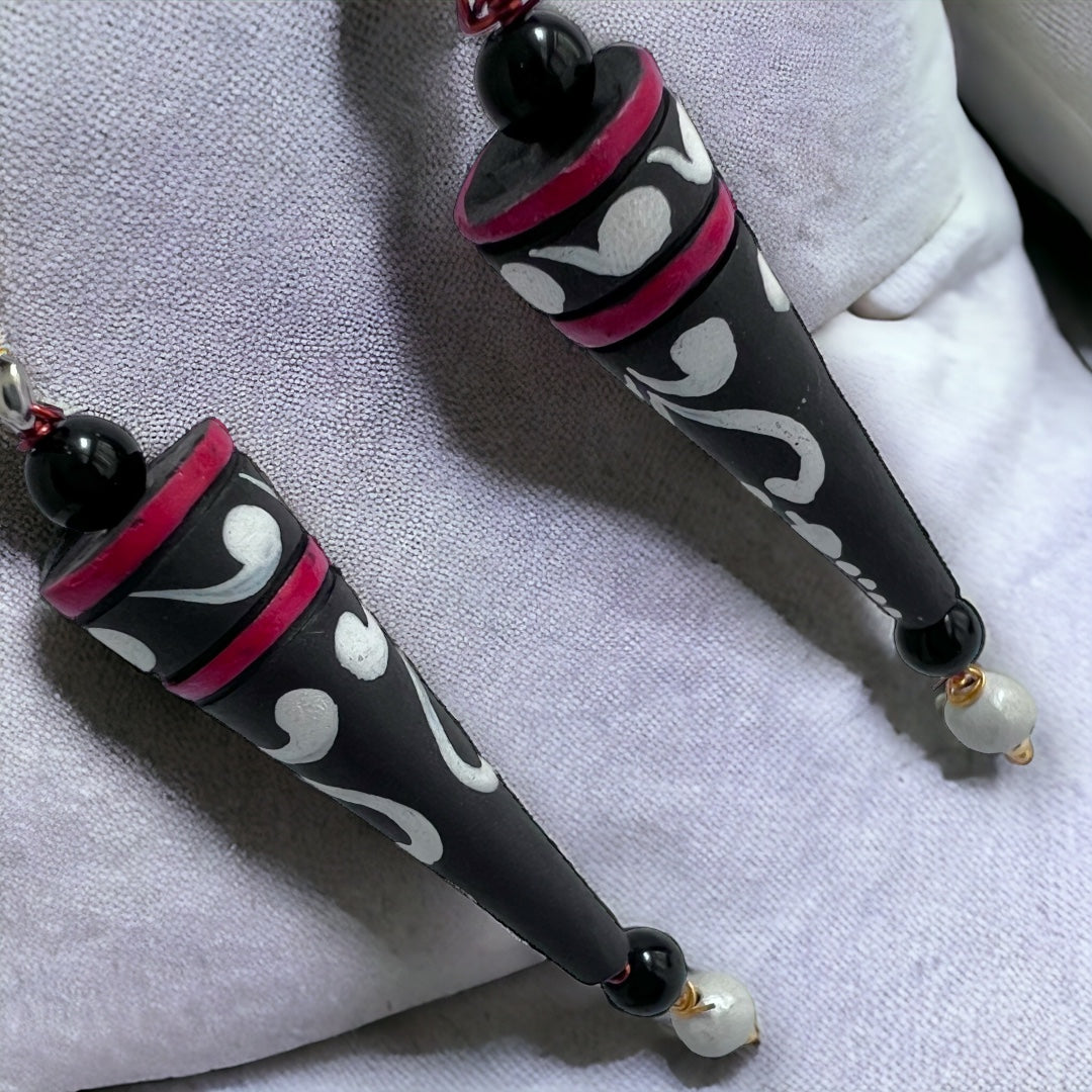 CORNY CARNY TERRACOTTA HANDMADE DANGLERS TR64