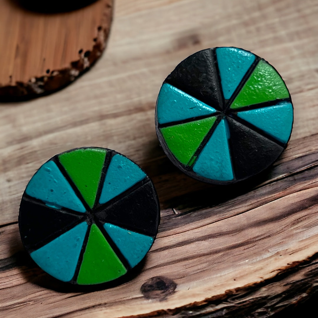 WHEELS WALE TERRACOTTA HANDMADE EARRINGS TR65