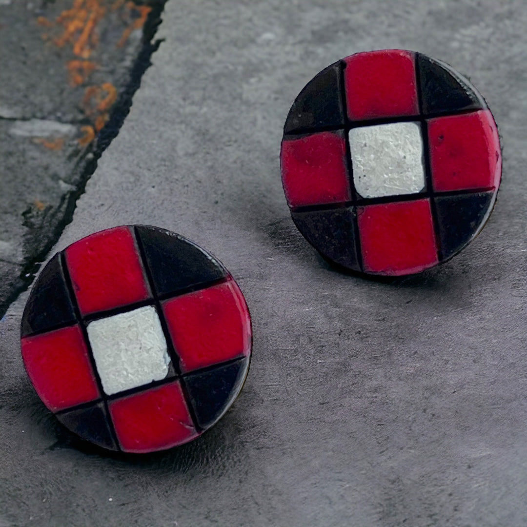 WHEELS WALE TERRACOTTA HANDMADE EARRINGS TR65