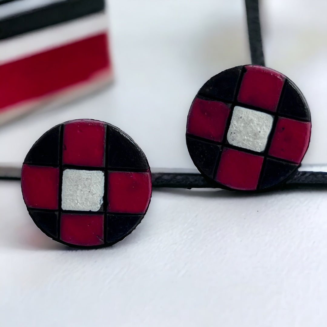 WHEELS WALE TERRACOTTA HANDMADE EARRINGS TR65