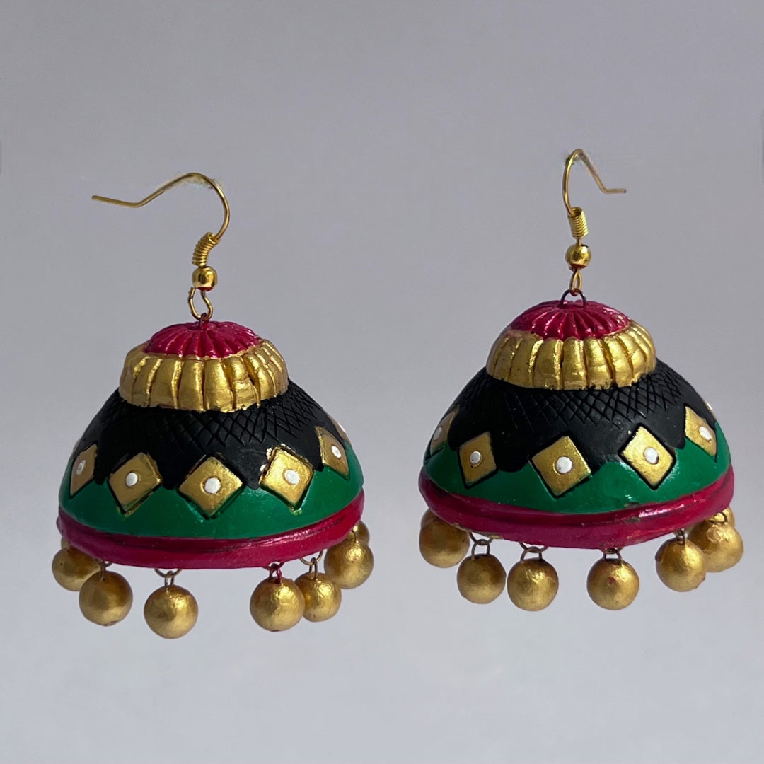 AGAM TERRACOTTA HANDMADE JHUMKAS TR53