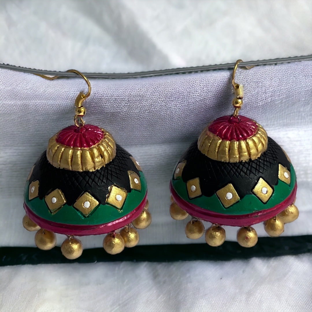AGAM TERRACOTTA HANDMADE JHUMKAS TR53