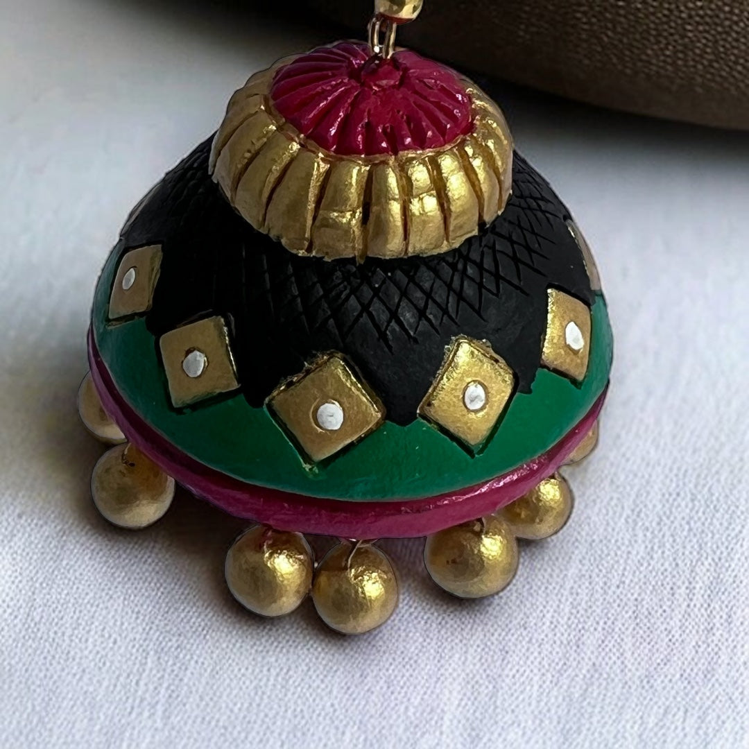 AGAM TERRACOTTA HANDMADE JHUMKAS TR53