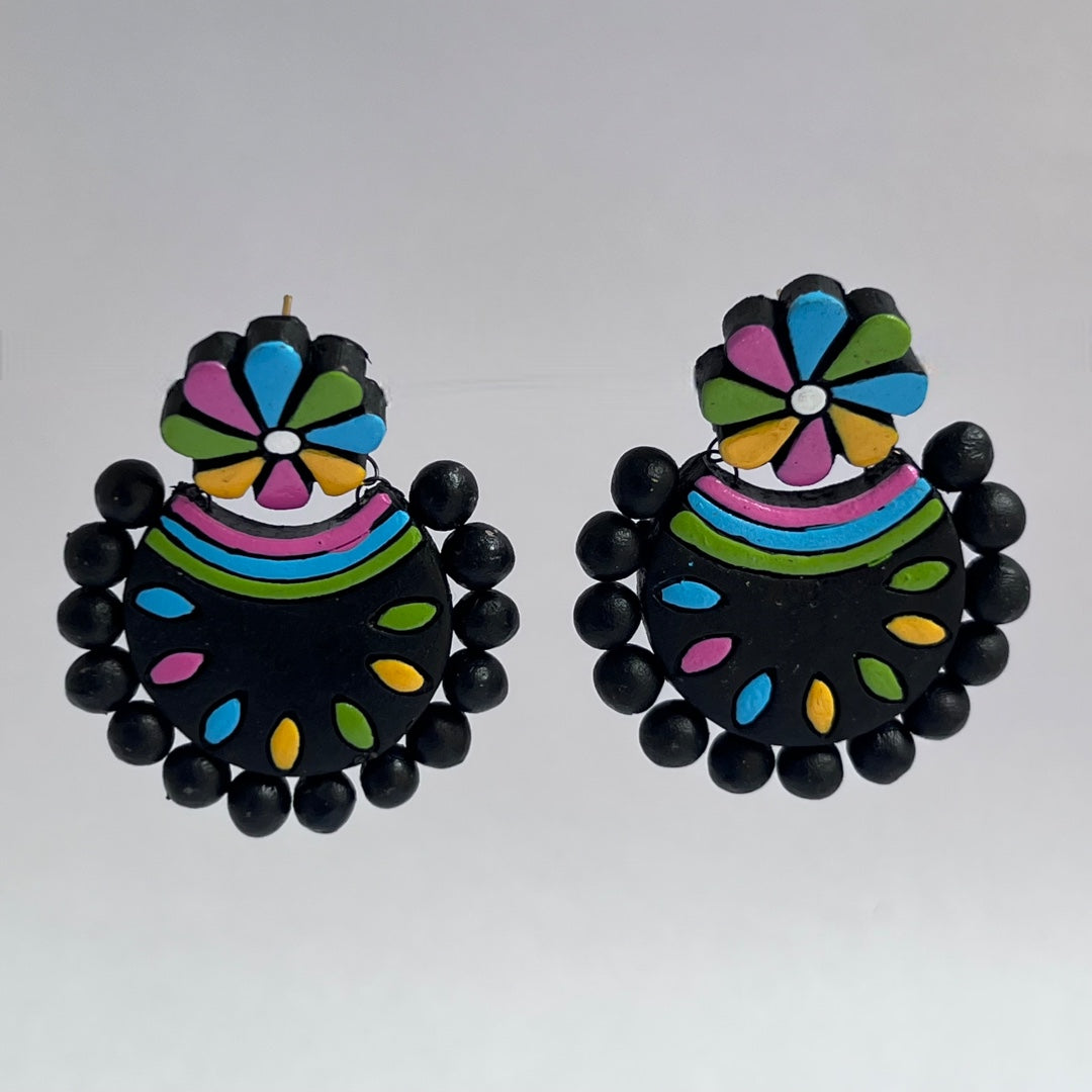 RINA TERRACOTTA HANDMADE EARRINGS TR56