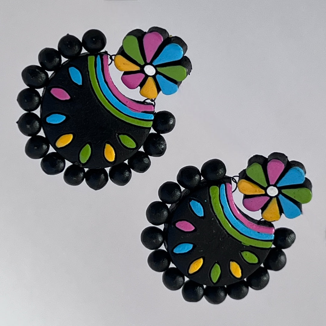 RINA TERRACOTTA HANDMADE EARRINGS TR56