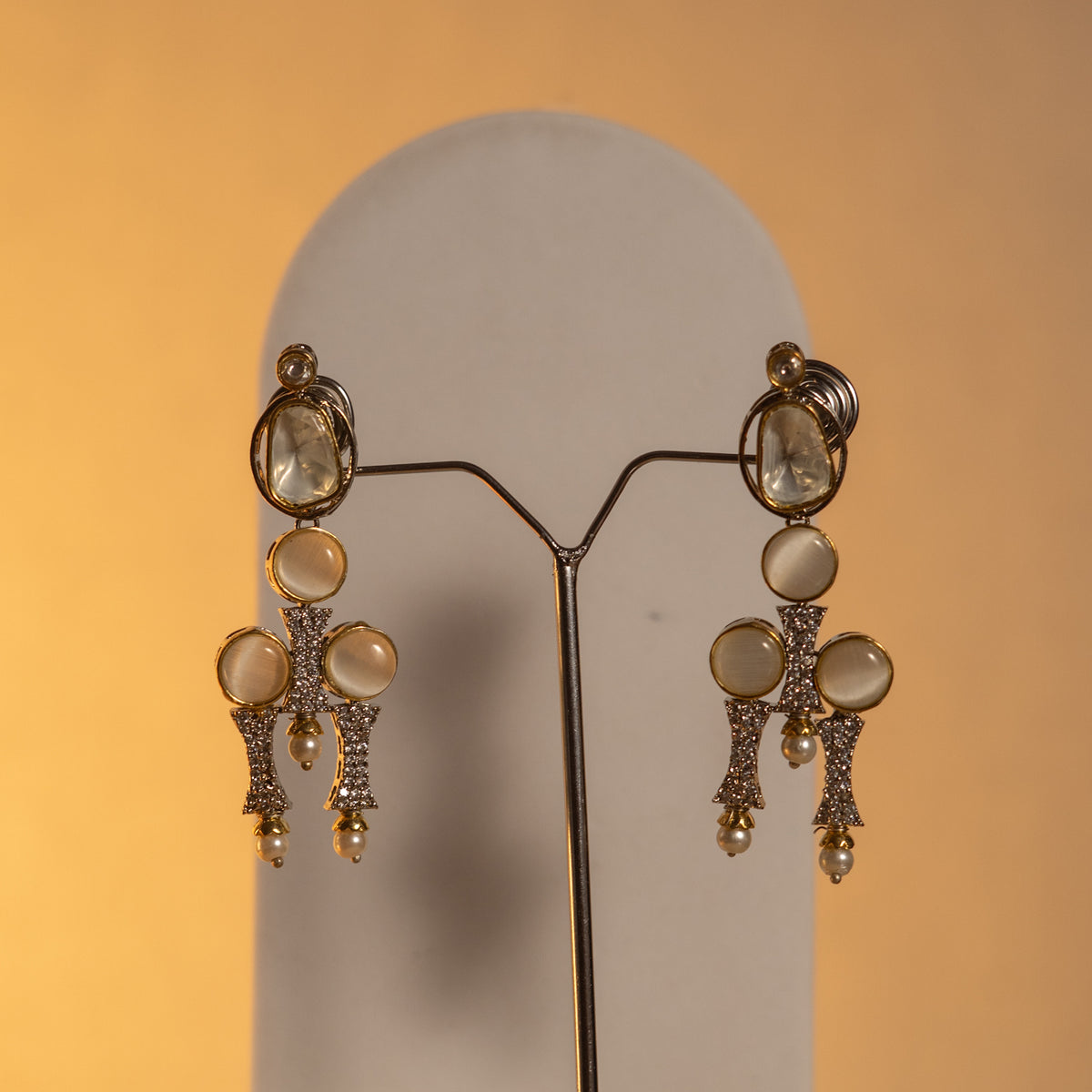 VARDHANA POLKI CLASSIC SEMI HANDMADE NECKPIECE NECKLACE NL55