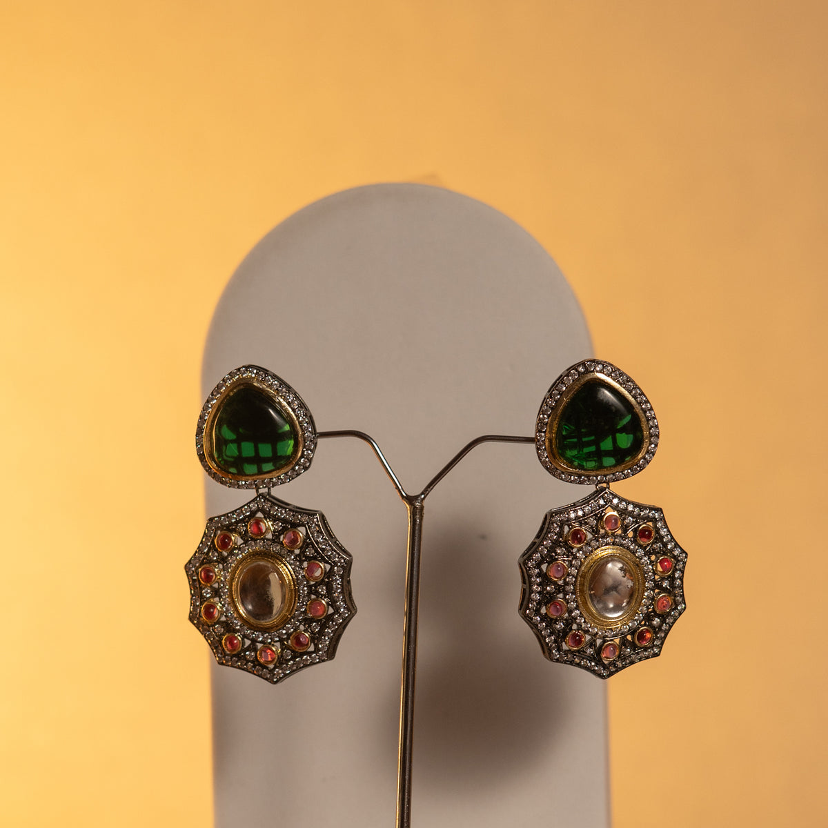 RAKSHINI CLASSIC LAYERED ONEX HANDMADE NECKLACE NL51