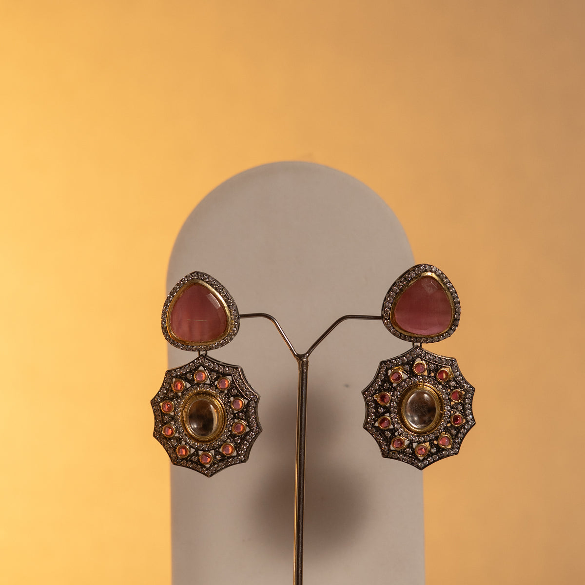 RAKSHINI CLASSIC LAYERED ONEX HANDMADE NECKLACE NL51