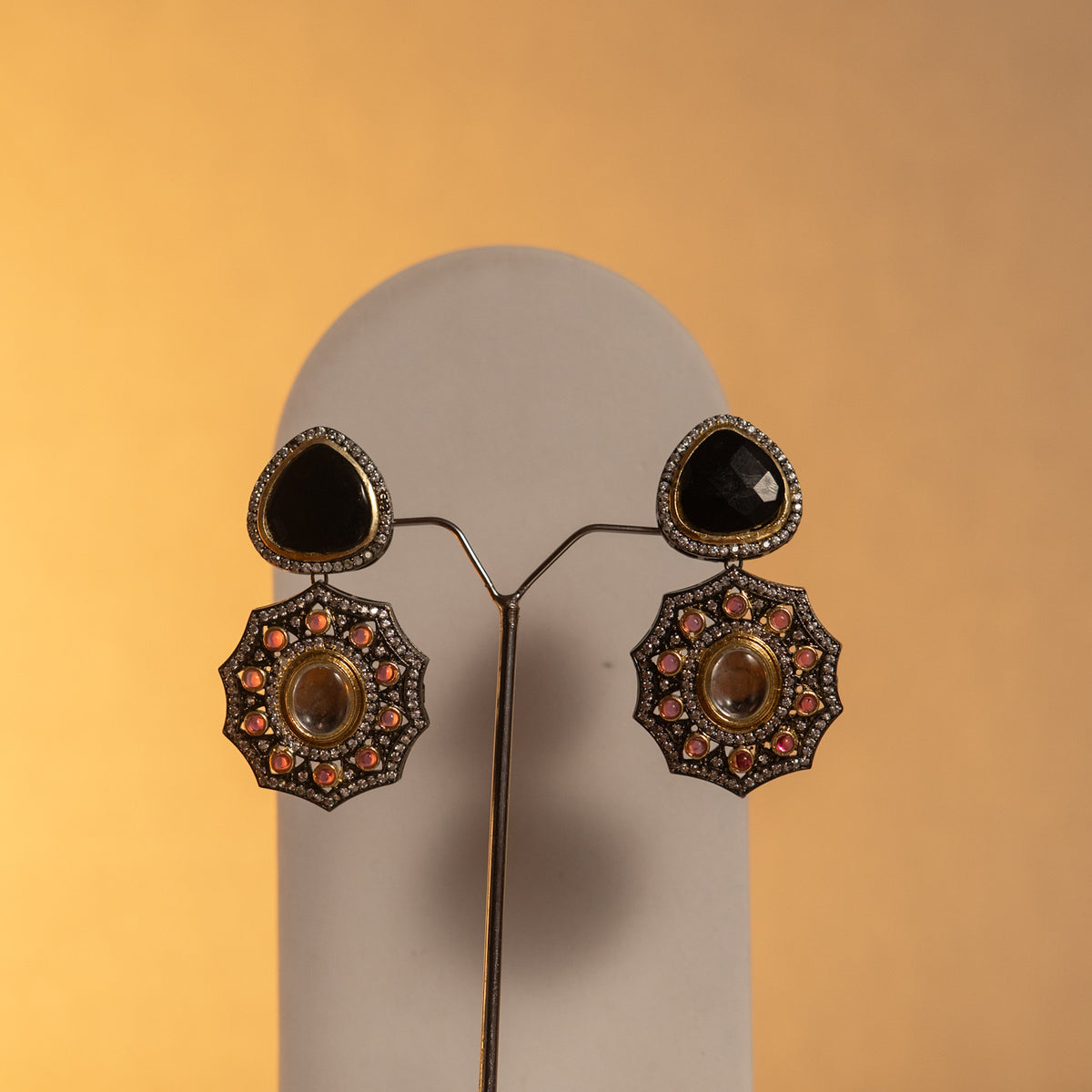 RAKSHINI CLASSIC LAYERED ONEX HANDMADE NECKLACE NL51