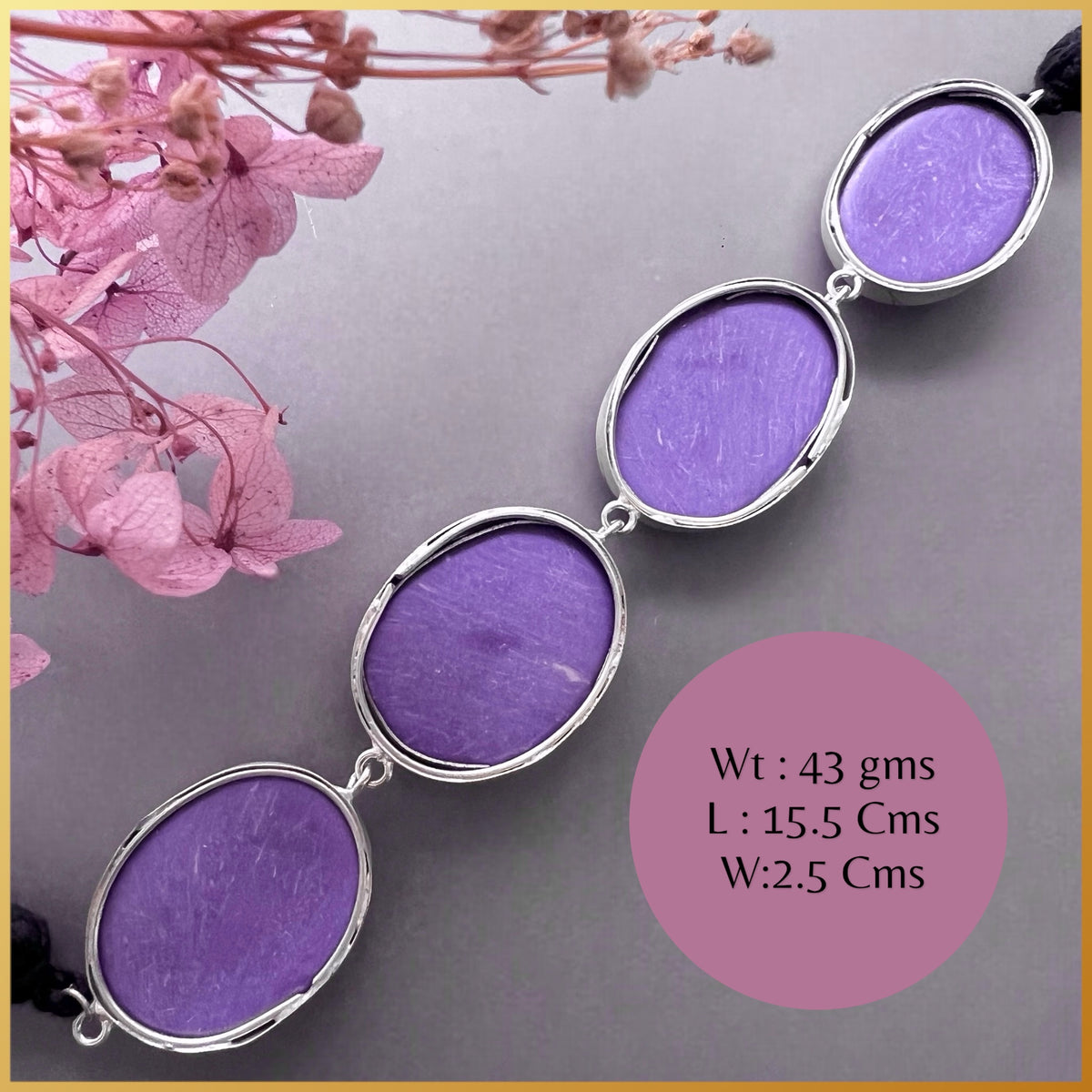 EMERY BIJOUX PREMIUM AND EXCLUSIVE NATURAL STONE HANDMADE CHOKER CH376