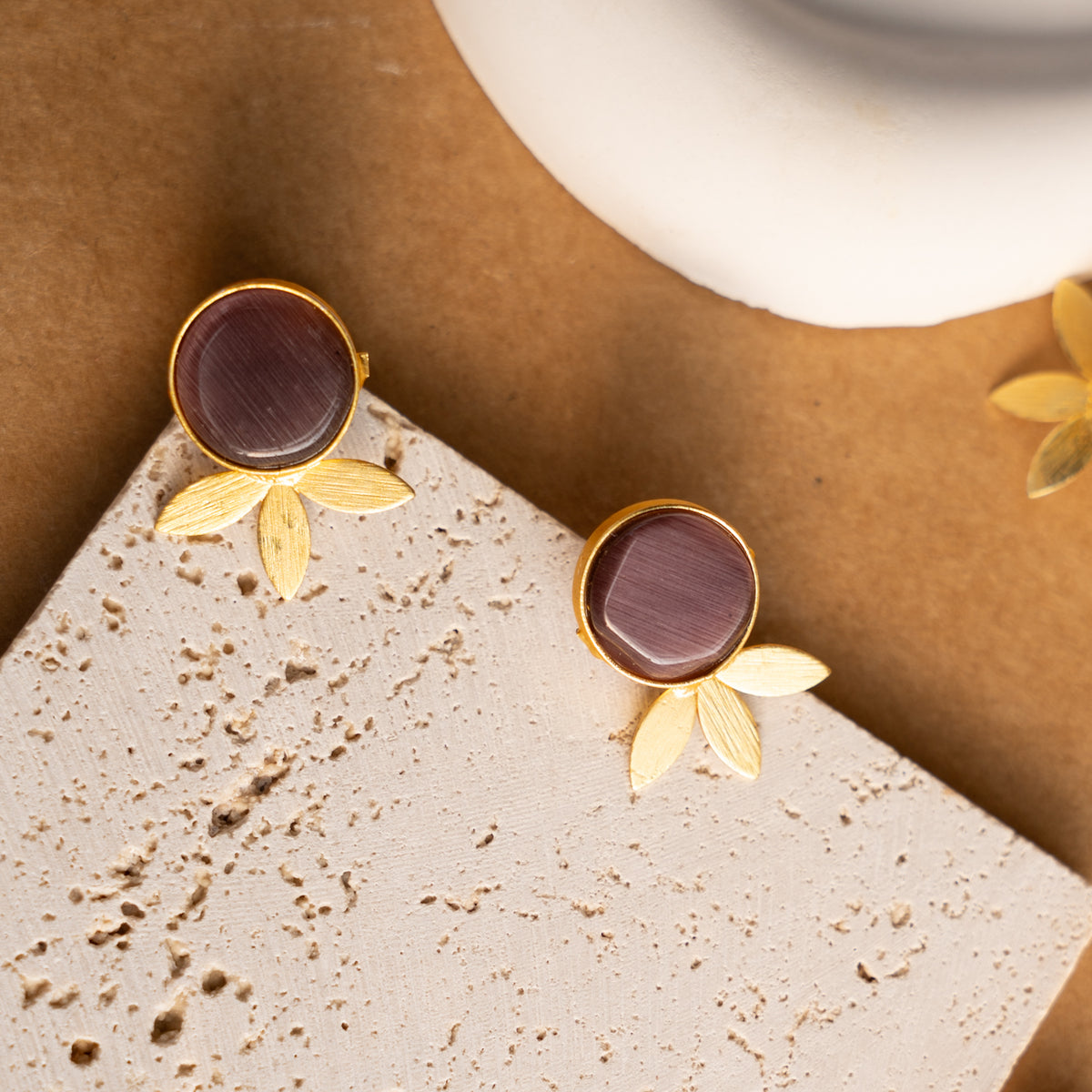 MOXIE SET RING EARRING AND NECKLACE HANDMADE GOLD TONED PREMIUM NECKLACE/NECKPIECE EARRING SET NL31