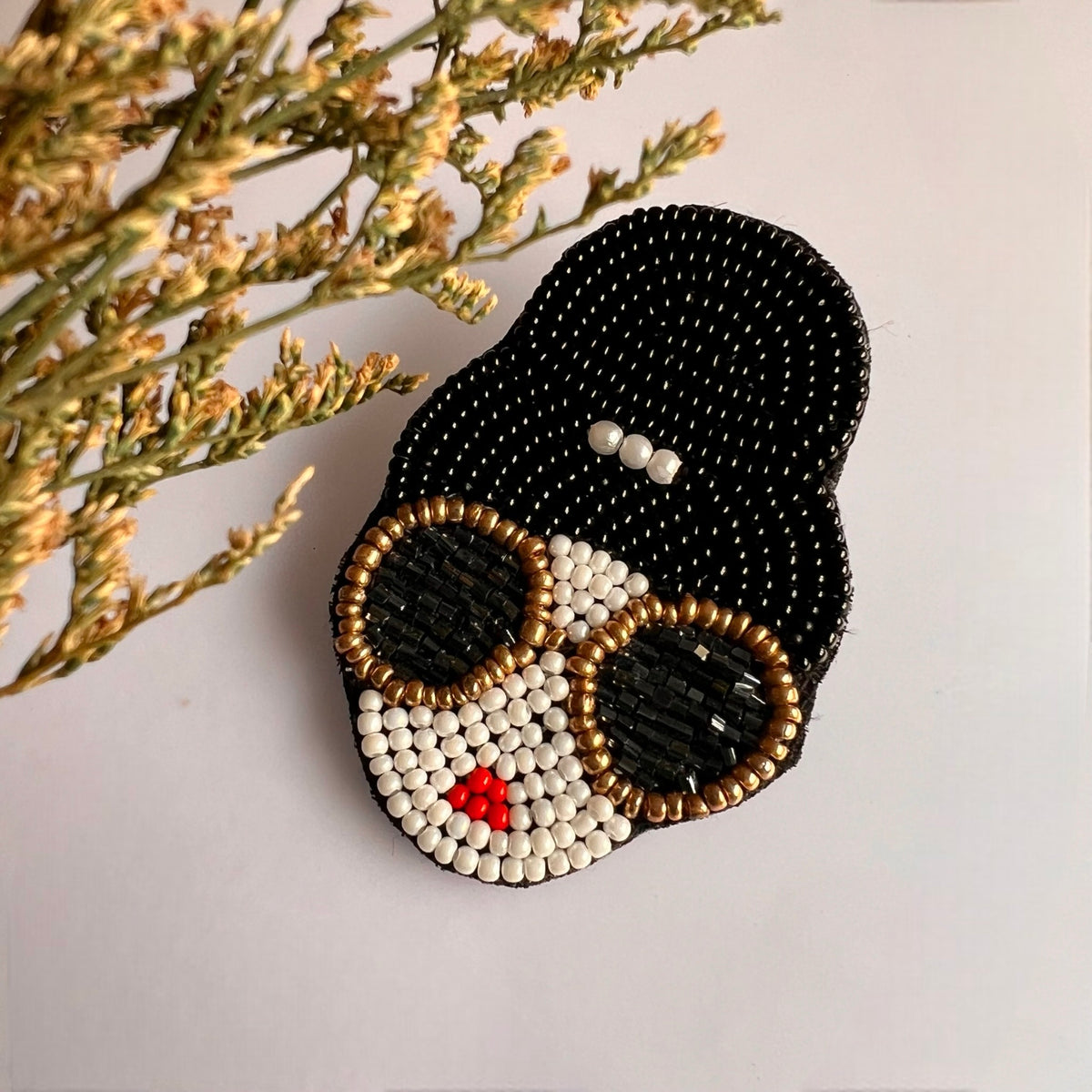 ZEN ELEGANCE FABRIC AND BEADS HANDMADE EARRING ER586