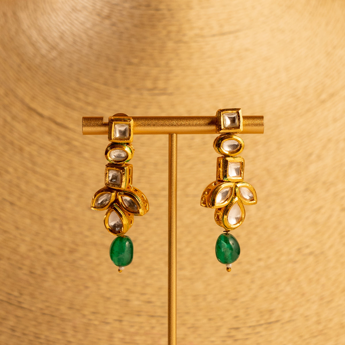 JAGATHY KUNDAN BEADED HANDMADE ANTIQUE NECKPIECE NECKLACE NL100