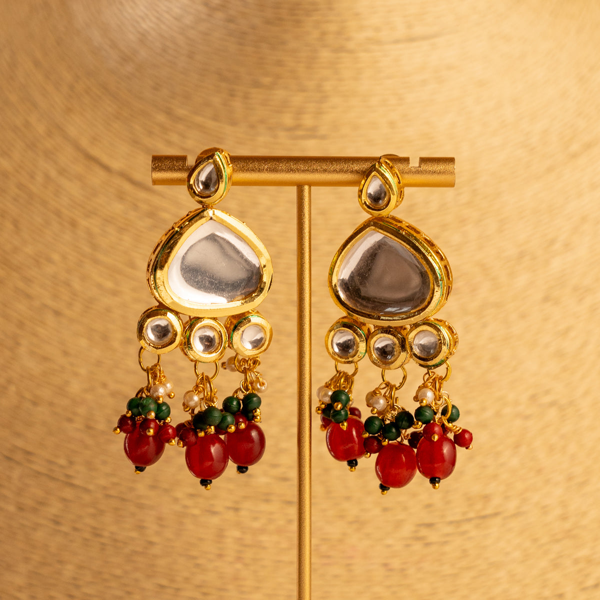 KINA KUNDAN HANDMADE ANTIQUE NECKPIECE NECKLACE NL96