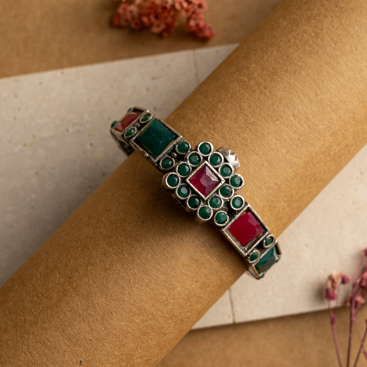 MAMRITA SILVER LOOK ALIKE CUTE BANGLES BR61