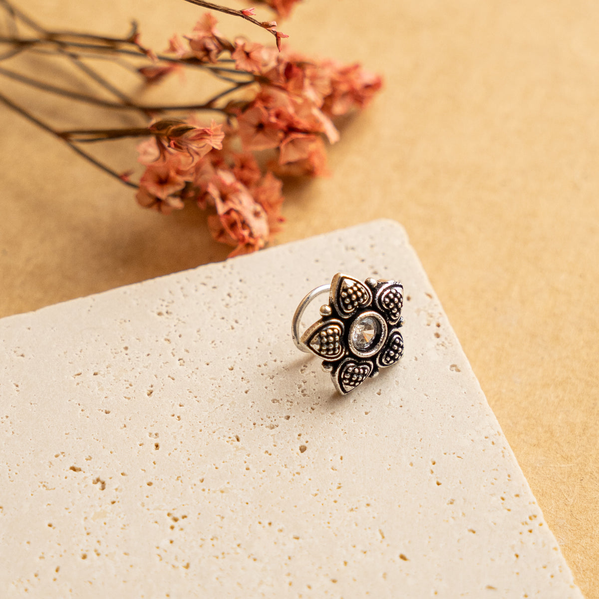 ELOISE PIERCED NOSE STUDS NS80