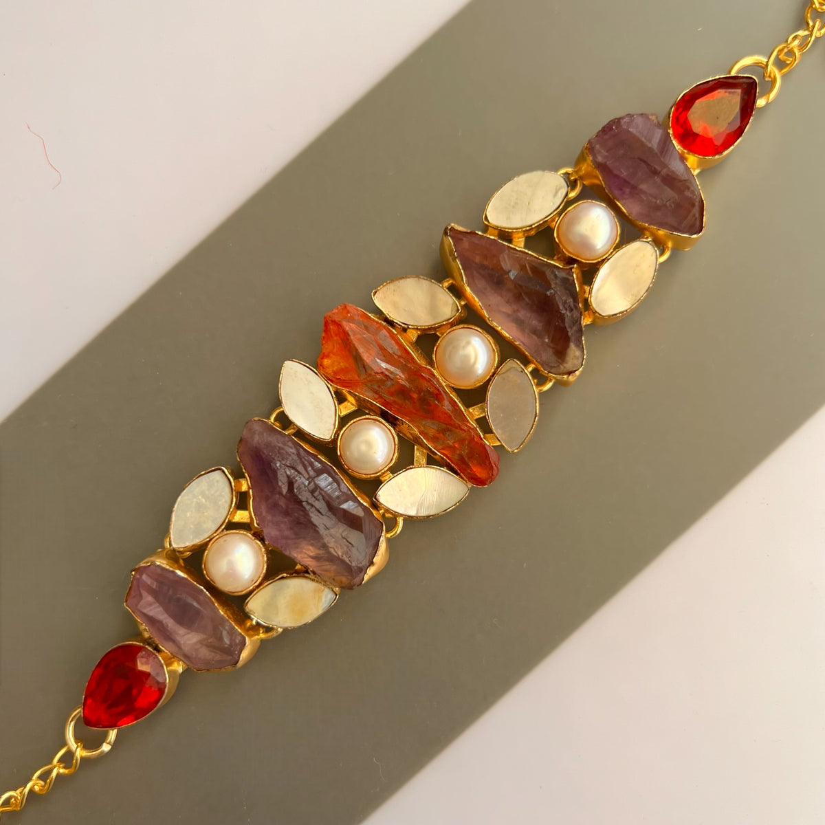 KASHVI HANDMADE RAW STONE BIJOUX PREMIUM AND BIJOUX EXCLUSIVE  CHOKER CH487
