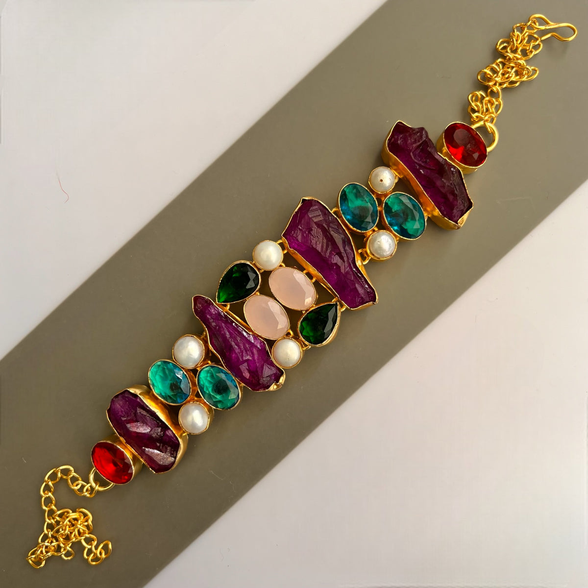 KASHVI HANDMADE RAW STONE BIJOUX PREMIUM AND BIJOUX EXCLUSIVE  CHOKER CH487