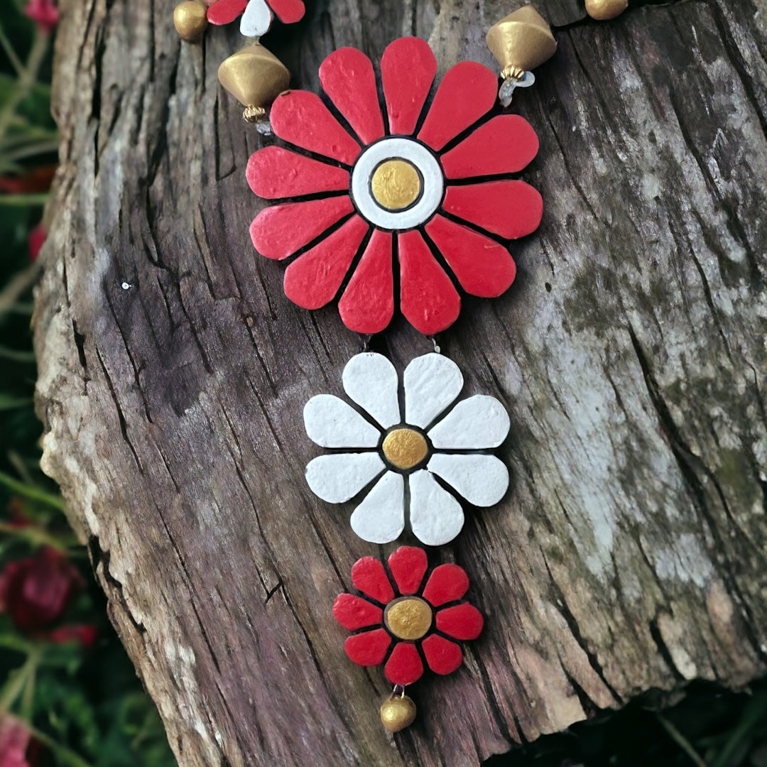 BLOOMBUDDY HANDMADE TERRACOTTA MALA TR29