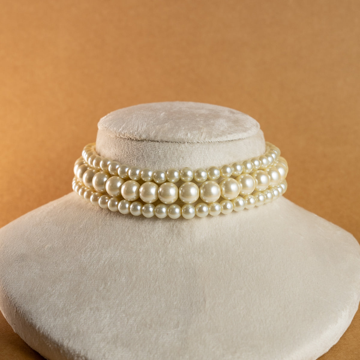 MOON PEARL SEMI HANDMADE CHOKER CH392