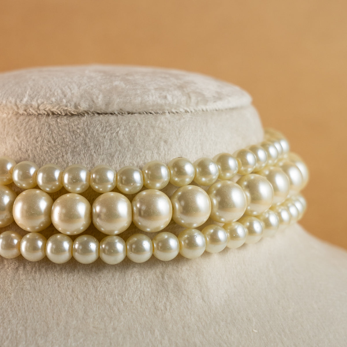 MOON PEARL SEMI HANDMADE CHOKER CH392