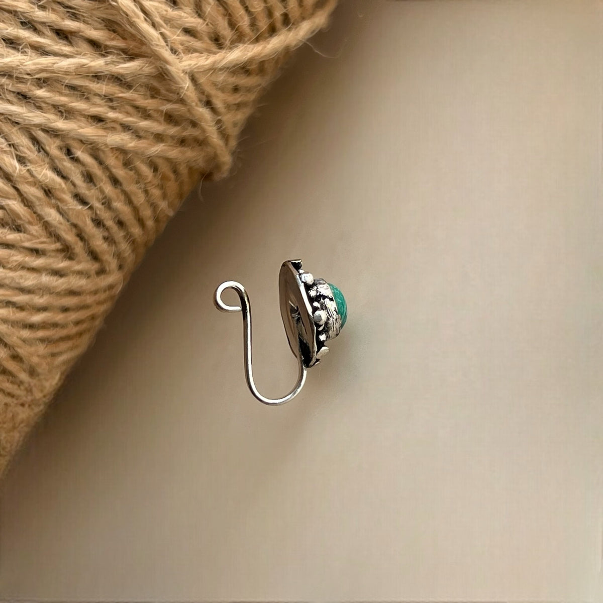 KITCHU SEMI PRECIOUS CLIP ON NOSE STUDS NS20