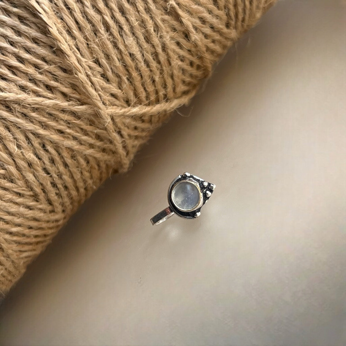 HIKANA SOFT OPAL SEMI PRECIOUS CLIP ON NOSE STUDS NS22