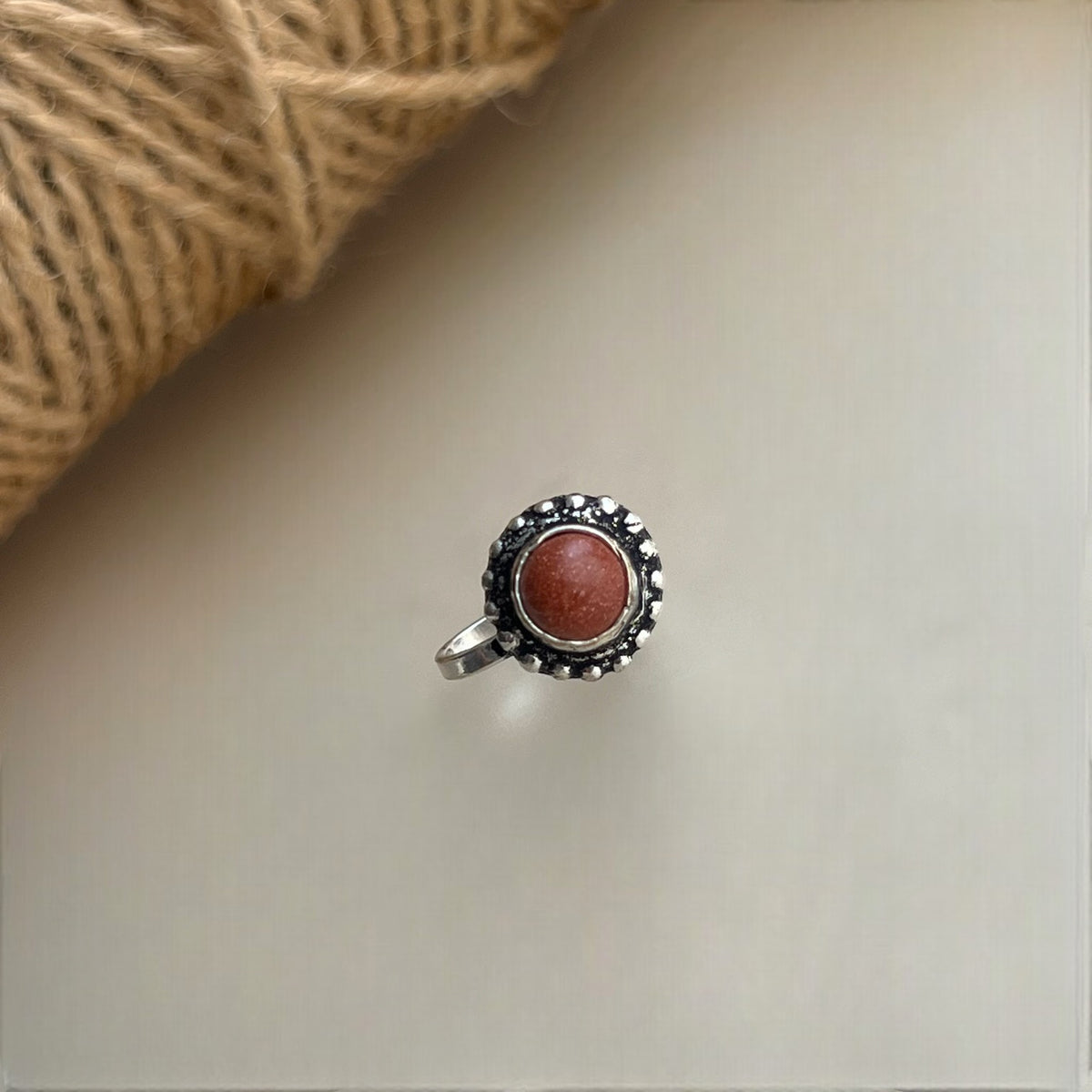 VISHU GOLD STONE SEMI PRECIOUS CLIP ON NOSE STUDS NS23