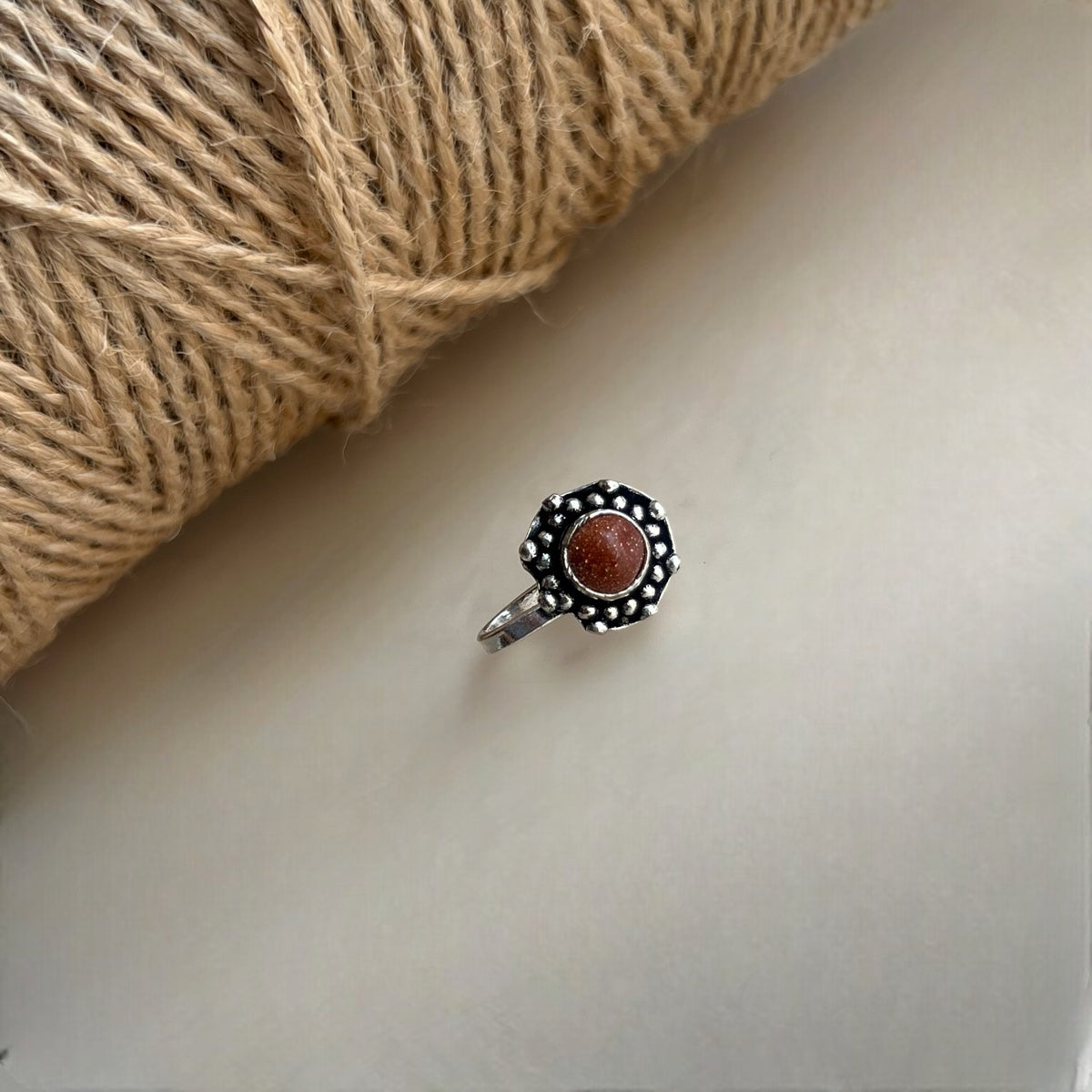 VARAHI GOLD STONE SEMI PRECIOUS CLIP ON NOSE STUDS NS25