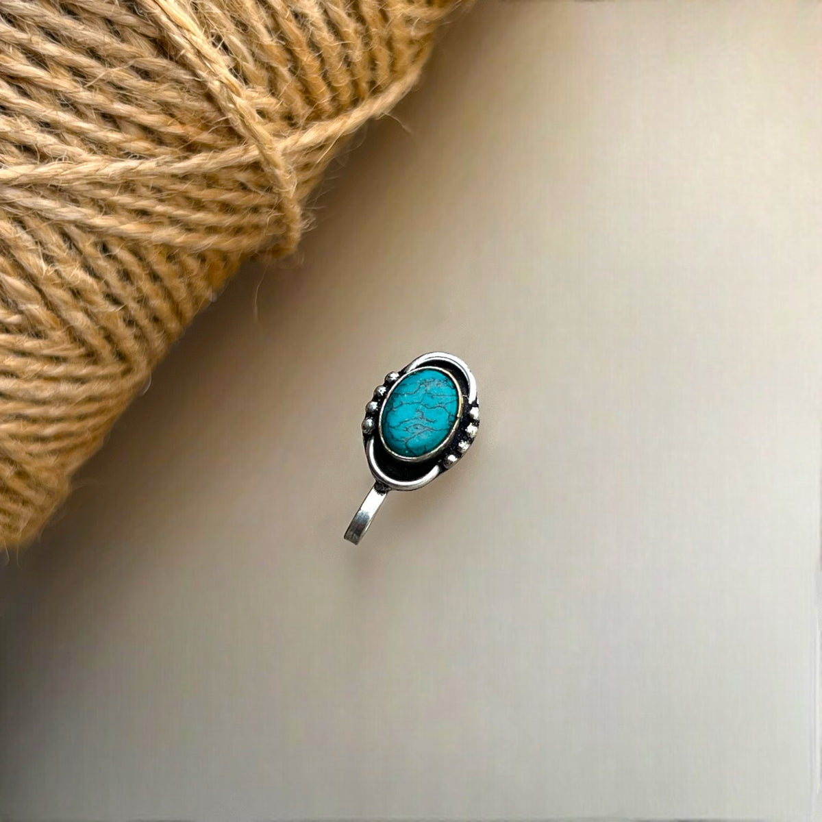 SWATY TWEET SEMI PRESICIOUS CLIP ON NOSE STUDS NS28